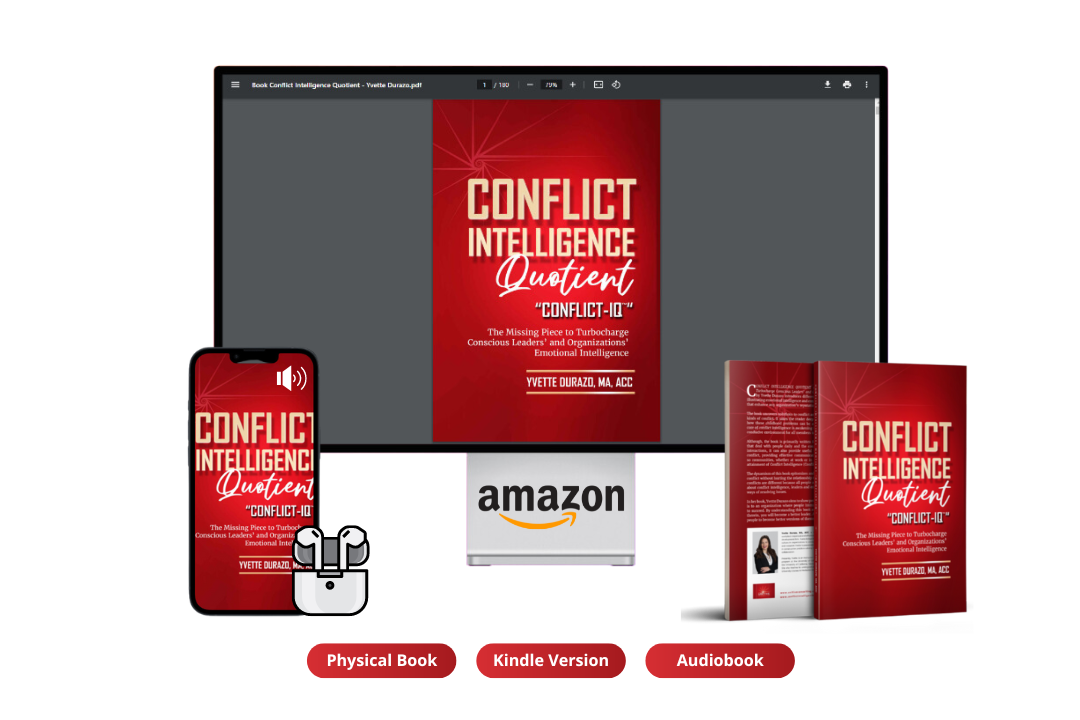 Image representing the different available versions of the conflict IQ book.