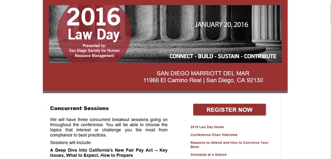 Image presenting a preview of the publication SHRM- Law Day 2016.