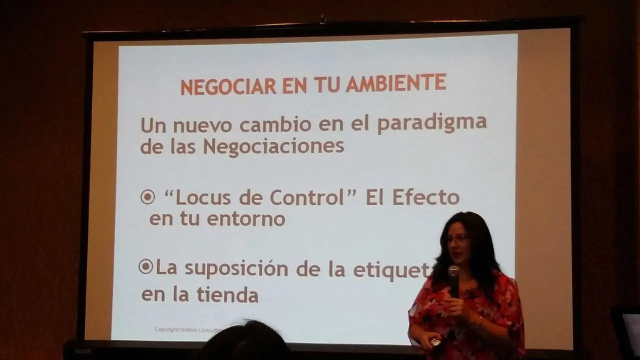Image of Yvette Durazo speaking about how negotiate in your environment.