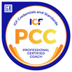 Logo of Professional Certified Coach.